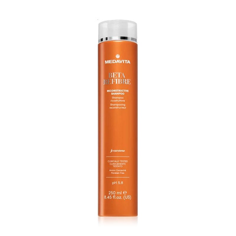 Уцінка! Відновлювальний шампунь Medavita Beta-Refibre Reconstructive Shampoo pH 5.8 для пошкодженого волосся, 250 мл